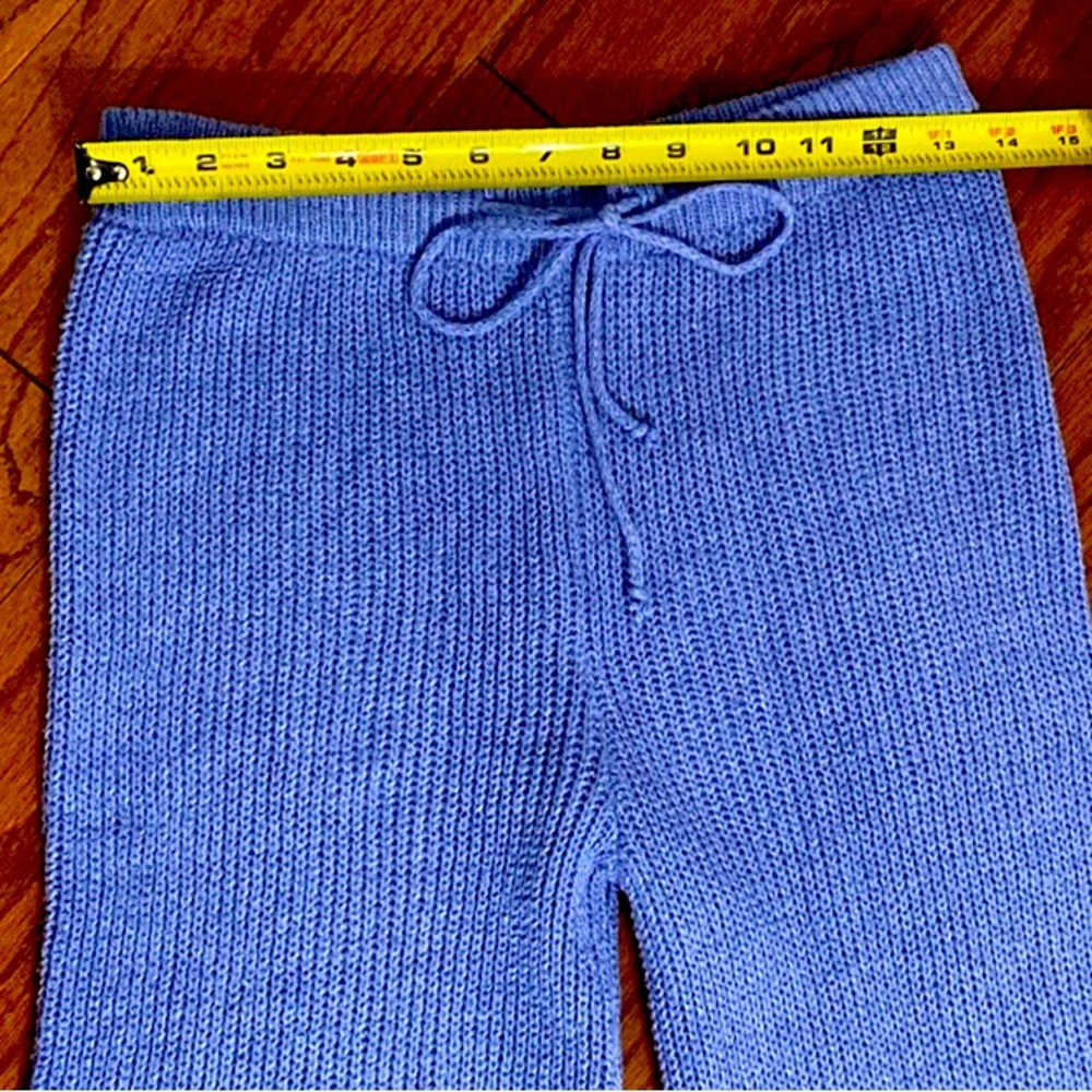SHEIN Periwinkle High waste sweater pants with bag - Size medium - Picture 5 of 9